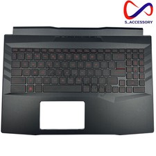 New MSI GL66 11UE 11UG 11SC MS-1581 MS-1582 1583 Palmrest Keyboard Backlit US picture