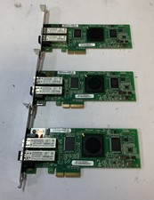 (Lot of 3) Q-Logic PX2510401-61 E PCI-e 2-Port Fiber Channel Adapter Card 