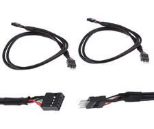 USB Header Extension Cable, USB 2.0 9-Pin Male to 9-Pin Female picture