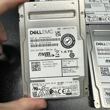 0P03YC Dell 1.6TB PCIe Gen4 NVMe Mixed Use SED/FIPS 2.5in SSD KCM6XVUL1T60 P03YC picture