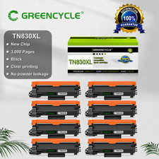 8PK TN830XL High Yield Toner fits for Brother 830 XL HL-L2460DWXL MFC-L2820DW picture