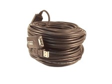 80 Foot USB 2.0 High Speed Active Extension Repeater Cable For PC Laptop Hub picture