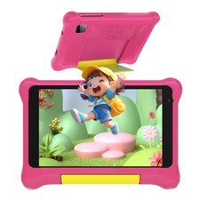 Urao Kids Tablet 7 inch Android 12 Tablet 2+32GB Shockproof Pink Touch Screen US picture