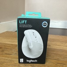 Logitech Lift Wireless Vertical Ergonomic Mouse White– Brand New Sealed Box picture