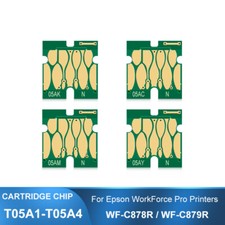 For Epson WorkForce Pro WF-C878R WF-C879R Ink Cartridge Chip 4PC/set picture