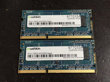 Mushkin 8GB (2x4GB) PC3-12800S DDR3 SODIMM Apple Laptop Memory RAM picture