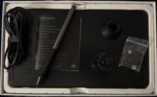 TESTED Huion Inspiroy H640P Graphics Drawing Tablet Battery Free Pen W/ All Nibs picture