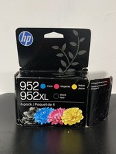 Genuine HP 952XL Black 952 Cyan Magenta Yellow OEM Ink Cartridge Exp: Mar/2028+ picture