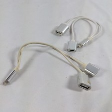 Lot of 2 Lightning to Lightning USB 3 Camera Adapter for iPhone/iPad Multi-Dev picture