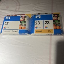 2 Hp 23 ink cartridge / Tri-color / 2 PK NIB /   Expired picture