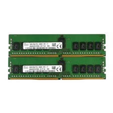 Lot of 2 SK Hynix 16GB DDR4 PC4-2666V ECC Server Memory HMA82GR7AFR8N-VK picture