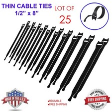 VELCRO Brand ONE-WRAP Thin Ties Cable Cord Organizer Reusable Straps - 25 Pcs picture