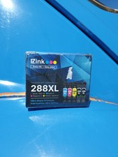EZ ink 288XL 2 Black, 1 Cyan, 1 Magenta and 1 Yellow Cartridge Sealed New picture