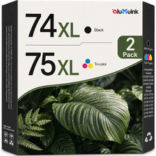 74XL 75XL Ink Cartridges Combo Pack for Photosmart C4200 C4440 C4450 C4500 C5200 picture