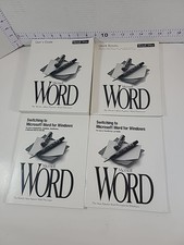 Vintage 1990's Microsoft Manuals/User Guide/Quick Results For Office 4.2 picture