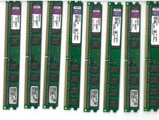 Lot of 8 Kingston KTH-XW4300/1G 1GB DDR2 667MHz PC2-5300 Desktop RAM HP xw4300 picture