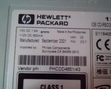 Hewlett Packard HP IDE CD Recordable Rewritable Drive 5185-4807 PHCDD4851/43  picture