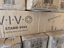 VIVO STAND-V002 Dual Monitor Desk Mount -White picture