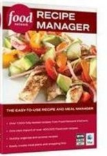 Food Network Recipe Manager PC MAC CD plan organize share meals tutorials cook picture