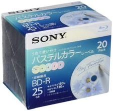 Sony Video for Blu-ray 20bnr1vjcs4 (BD Layer: 4X Speed 20Pack) from Japan picture