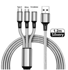 3 in 1 Fast USB Charging Cable Universal Multi Function Cell Phone Charger Cord picture