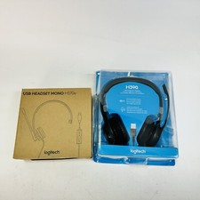 2 Pack - Logitech H390 And H570e USB Wired Computer Headsets picture