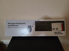  Wireless Keyboard And Mouse With Nano USB Receiver .New Essential Bestbuy picture