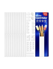 315in Cord Hider Kit Wire Covers for Walls TV Cable Management Concealer picture