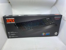 SteelSeries Apex Gaming Keyboard 64145, Black, NEW, SEALED picture