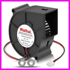 75mm x 30mm 12V Blower Cooling Fan Dual Ball 12 Volt DC Centrifugal Fan 2pin ... picture