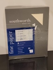 Southworth 25% Cotton Business Paper Ivory 24 lbs. Wove 8-1/2 x 11 500/Box FSC picture