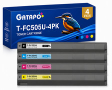 4 Pack T-FC50U Toner Cartridge Set CMYK for E-Studio 2555C 3055C 3555C 4555C picture
