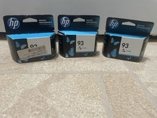 3 Pack Genuine HP 93 Tri-Color Ink Cartridge New Sealed Expired Aug 2023 picture