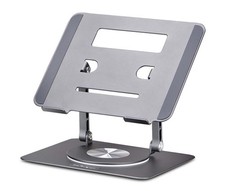 StarTech Rotating Laptop Stand, 360 Swivel, Elevated Tray w/ Adjustable Tilt picture