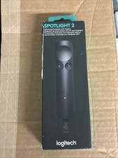 New Logitech Spotlight 2 Presentation Remote Wireless Clicker Haptics - Black picture