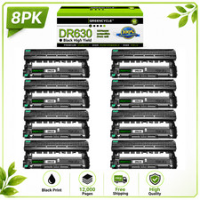 NEW 8PK Black DR630 Drum Unit for Brother MFC-L2680W MFC-L2685DW MFC-L2700DW picture