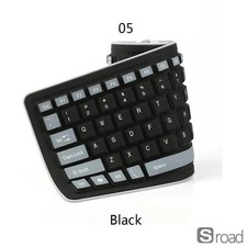 Flexible Silicone Keyboard Portable Roll-Up USB Waterproof Dustproof 104 Keys picture