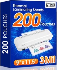200 Pack Laminating Sheets, Hold 8.5 x 11 Inches, 3 Mil Thermal Laminating picture