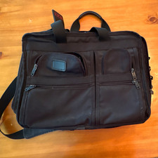 TUMI 2674D3 Black Ballistic Nylon Laptop Briefcase Business Bag Messenger 15