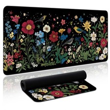 Aesthetic Desk Mat, Cute Enchanted Garden Desk Pad Protector for Work & Decor picture