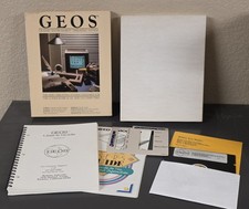GEOS Graphic Environment Operating System Commodore 64 64c 128 Computers As-Is picture