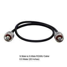 Low Loss N Male to N Male RG58U Coaxial Cable 1.64ft 0.5-Meter picture