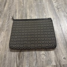 Coach Ethan Portfolio - Black Signature Logo iPad Tablet Sleeve Case Padded picture
