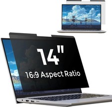 Magnetic Laptop Privacy Screen 14 inch for 16:9 Privacy Shield, Anti Glare Filte picture