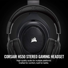 Corsair CA-9011170-NA HS50 Stereo Gaming Headset - Carbon (/RT6-23994-HS50-MP... picture