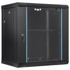 12U Wall Mount Network Server Rack Cabinet Enclosure 15.5'' Deep Door Lock picture