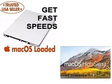 Pre-Loaded High Sierra 256GB SSD for MacBook Pro, Mini & iMac A1278 A1286 A1297 picture