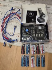 ASRock H110 Pro BTC+ Motherboard+Intel G3930 CPU + 8Gb DDR4+SSD+ 10 PCIE risers picture
