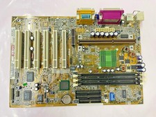 RARE VINTAGE ASUS P3W INTEL 810 P2 P3 SLOT 1 ATX MOTHERBOARD VGA SOUND MBMX19 picture