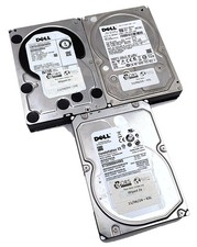 Lot of 3 Dell 2TB Enterprise SATA II 7200RPM 3.5